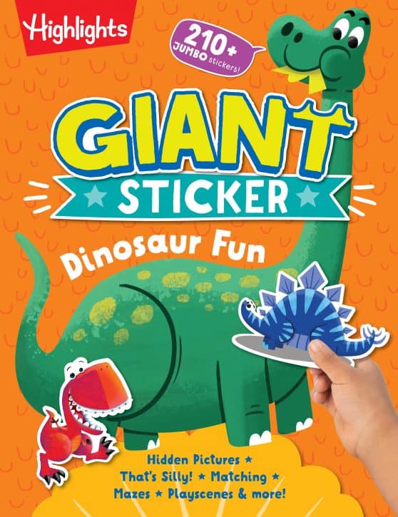 Giant Sticker Dinosaur Fun