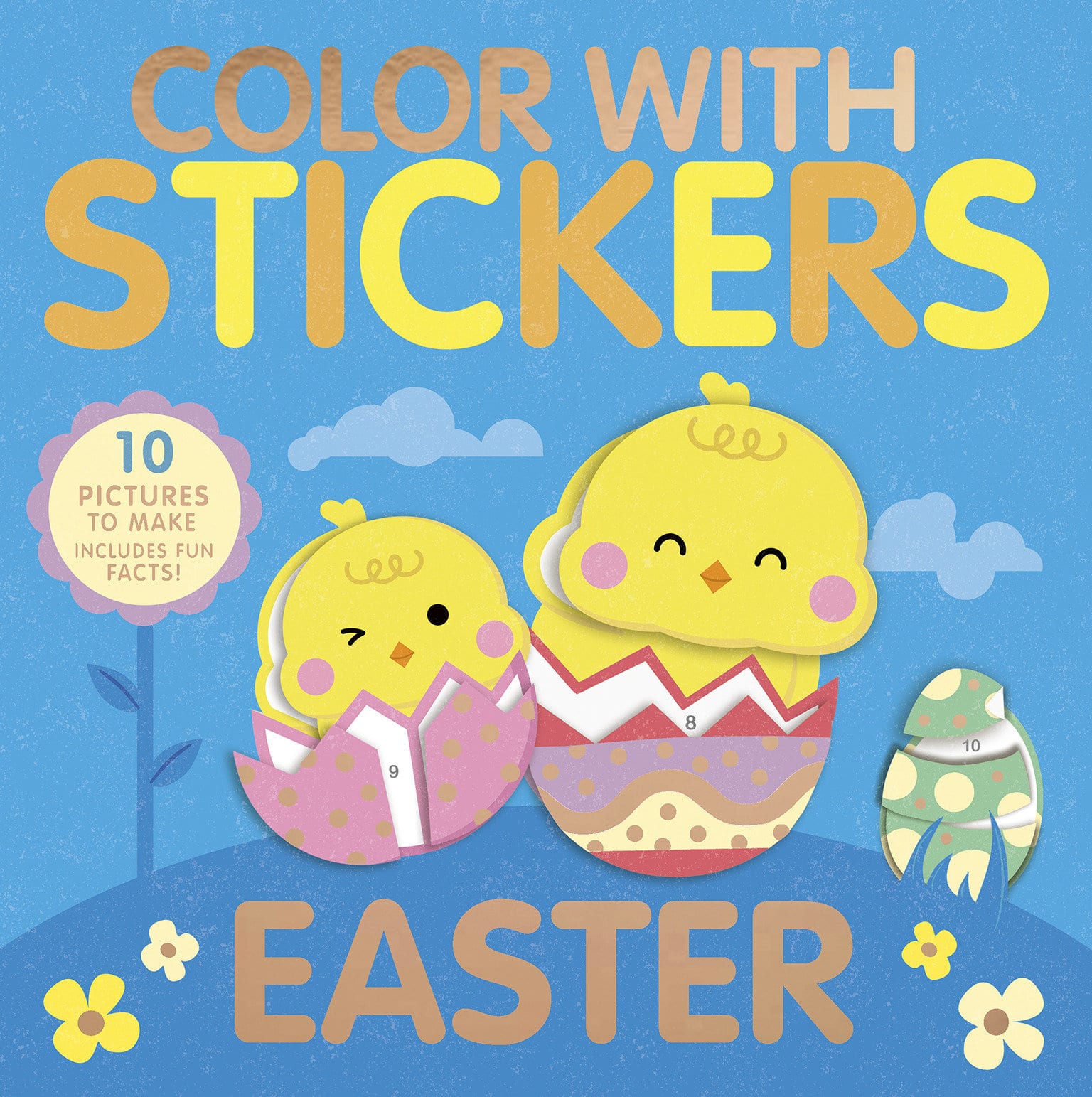 9781664340954 Create 10 Pictures with Stickers!: Color With Stickers: Easter