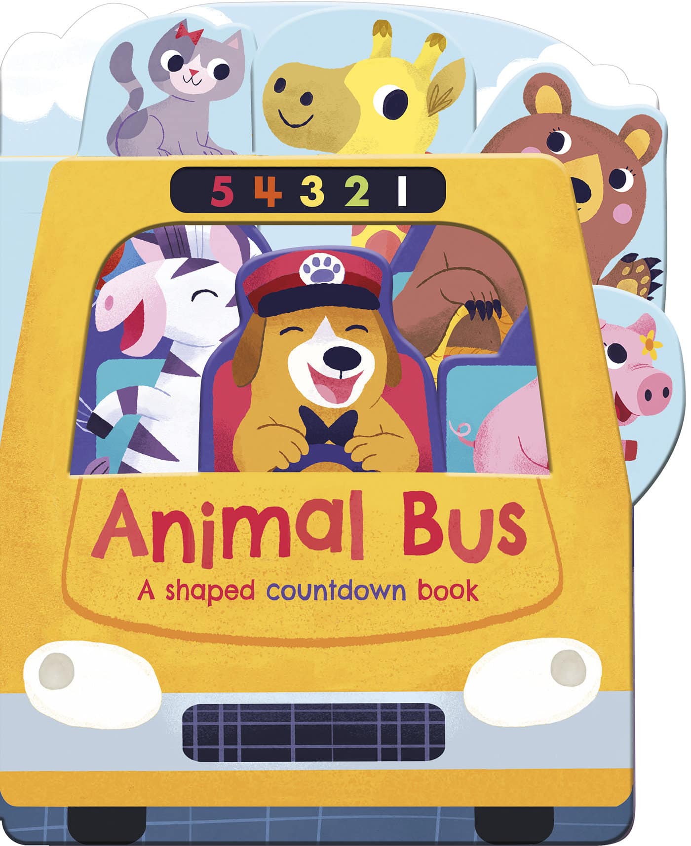 9781664350366 Animal Bus: A shaped countdown book
