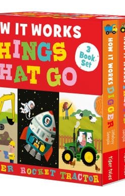 How it Works: Things That Go 3-Book Boxed Set: Digger; Rocket; Tractor
