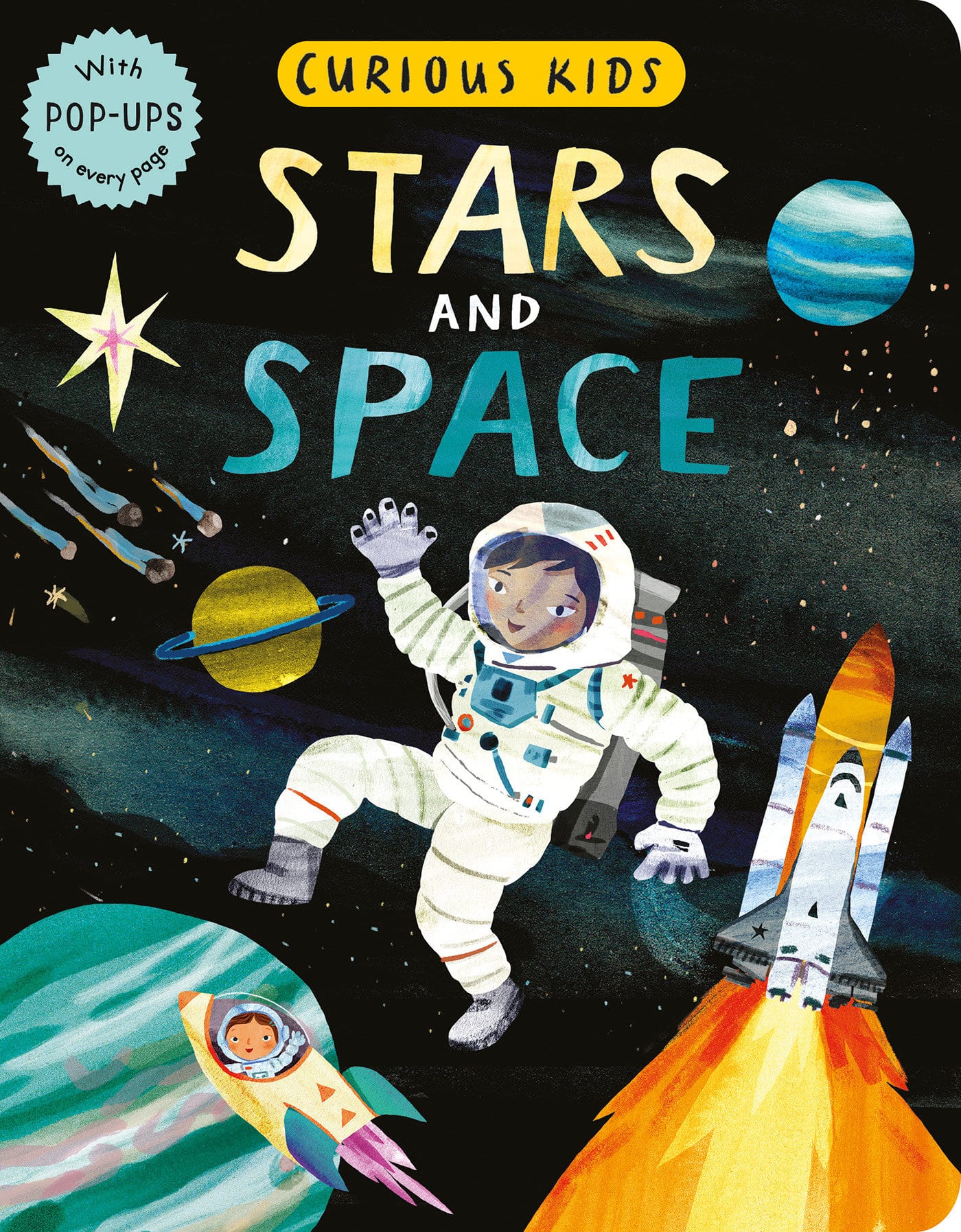 9781680106541 With POP-UPS on every page: Curious Kids: Stars and Space