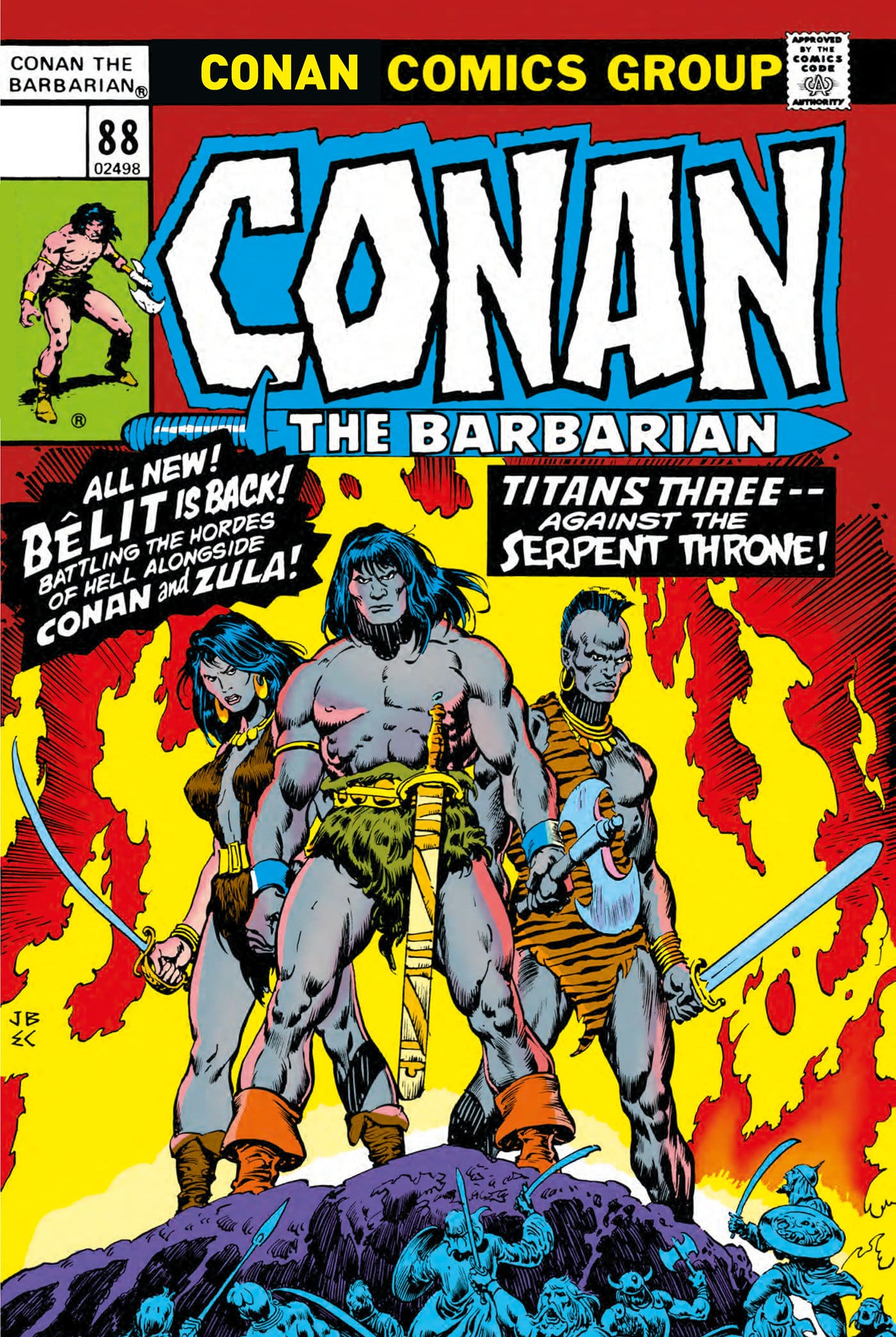 9781787744097 Conan The Barbarian: The Original Comics Omnibus Vol.4
