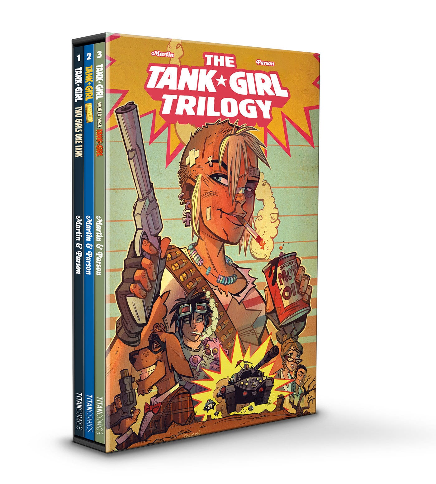 9781787744929 Tank Girl Trilogy Box Set