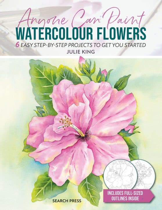 6 easy step-by-step projects to get you started: Anyone Can Paint Watercolour Flowers