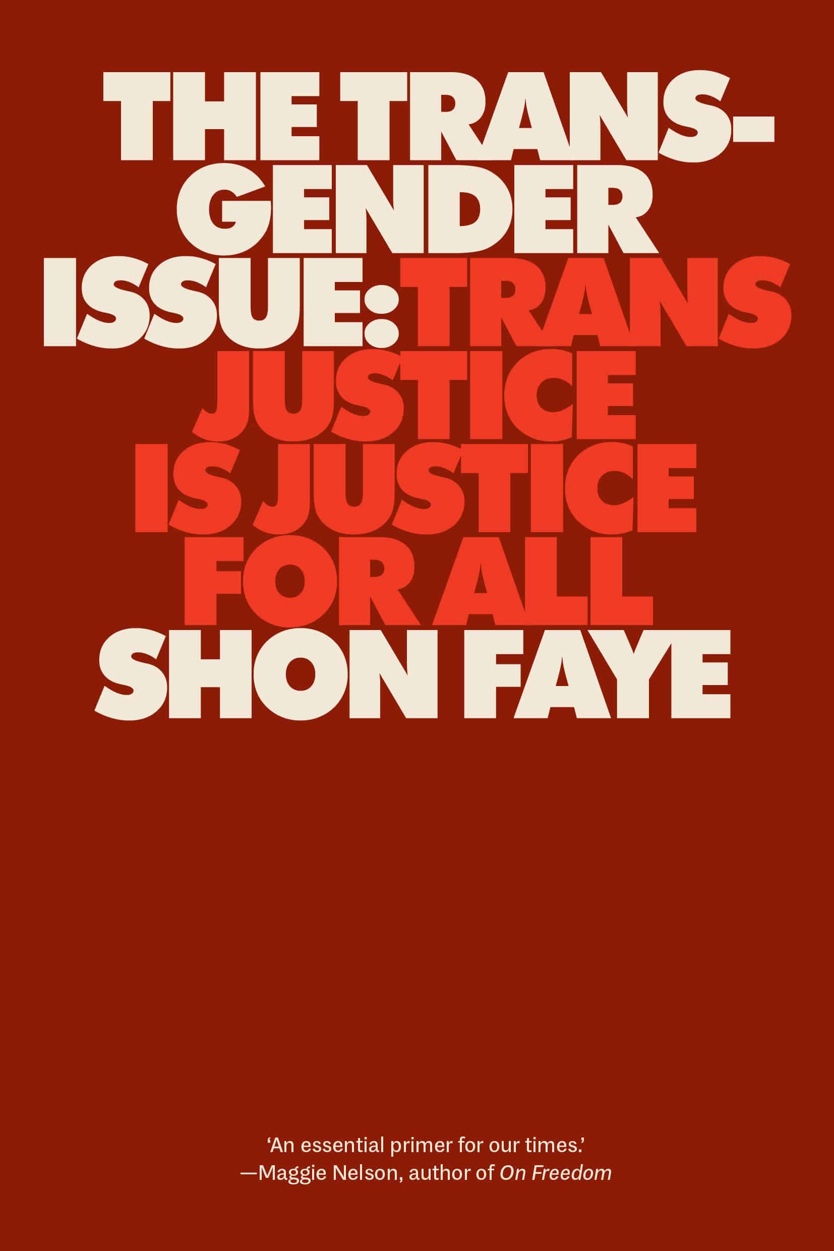 9781839768392 Trans Justice Is Justice for All: The Transgender Issue