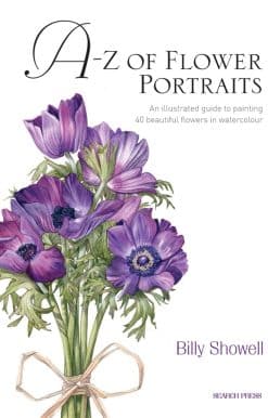A-Z of Flower Portraits: An illustrated guide to painting 40 beautiful flowers in watercolour
