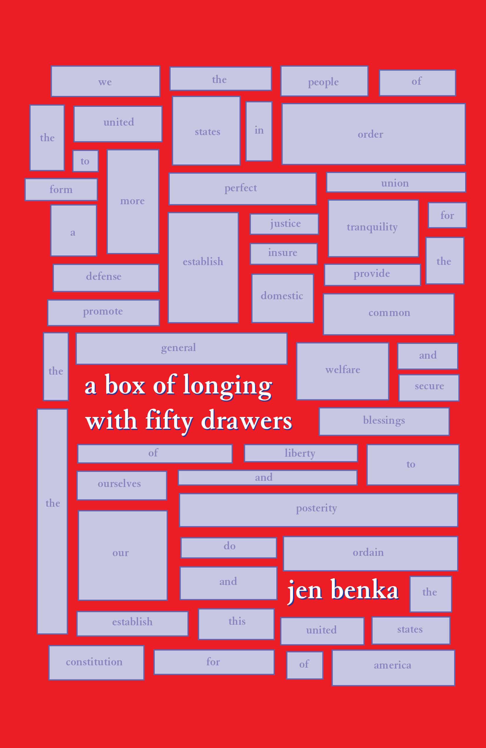9781932360844 A Revisioning of the Preamble to the Constitution: A Box of Longing with 50 Drawers