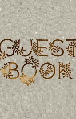 Wedding Guest Book: An Heirloom-Quality Guest Book with Foil Accents and Hand-Drawn Illustrations