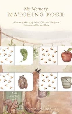 A Memory Matching Game of Colors, Numbers, Animals, ABCs, and More: My Memory Matching Book