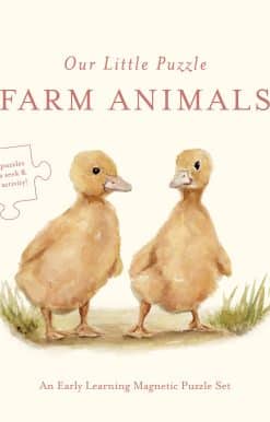 Our Little Puzzle: An Early Learning Magnetic Puzzle Set Featuring Farm Animals and First Words