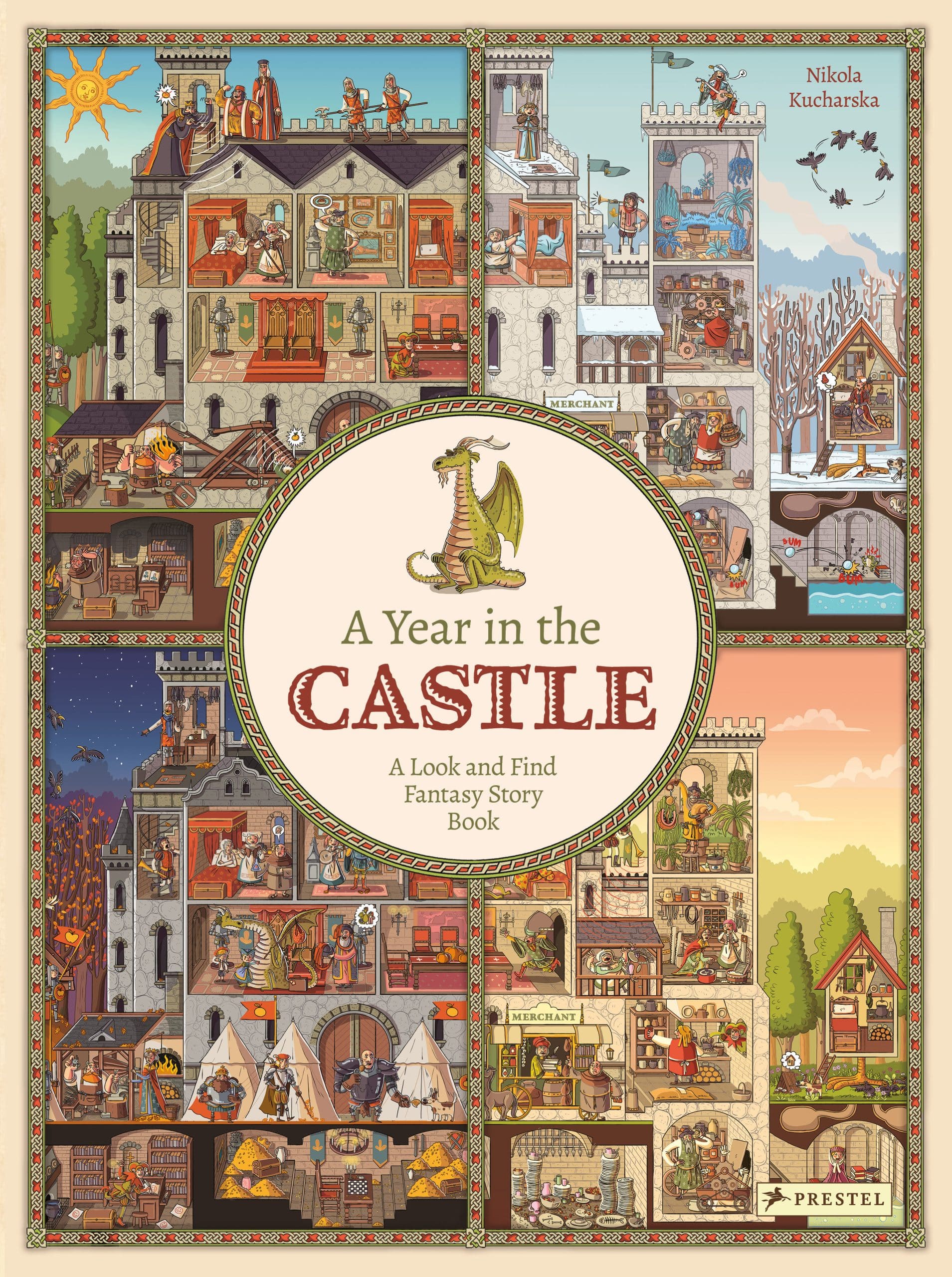 A Look and Find Fantasy Story Book: A Year in the Castle