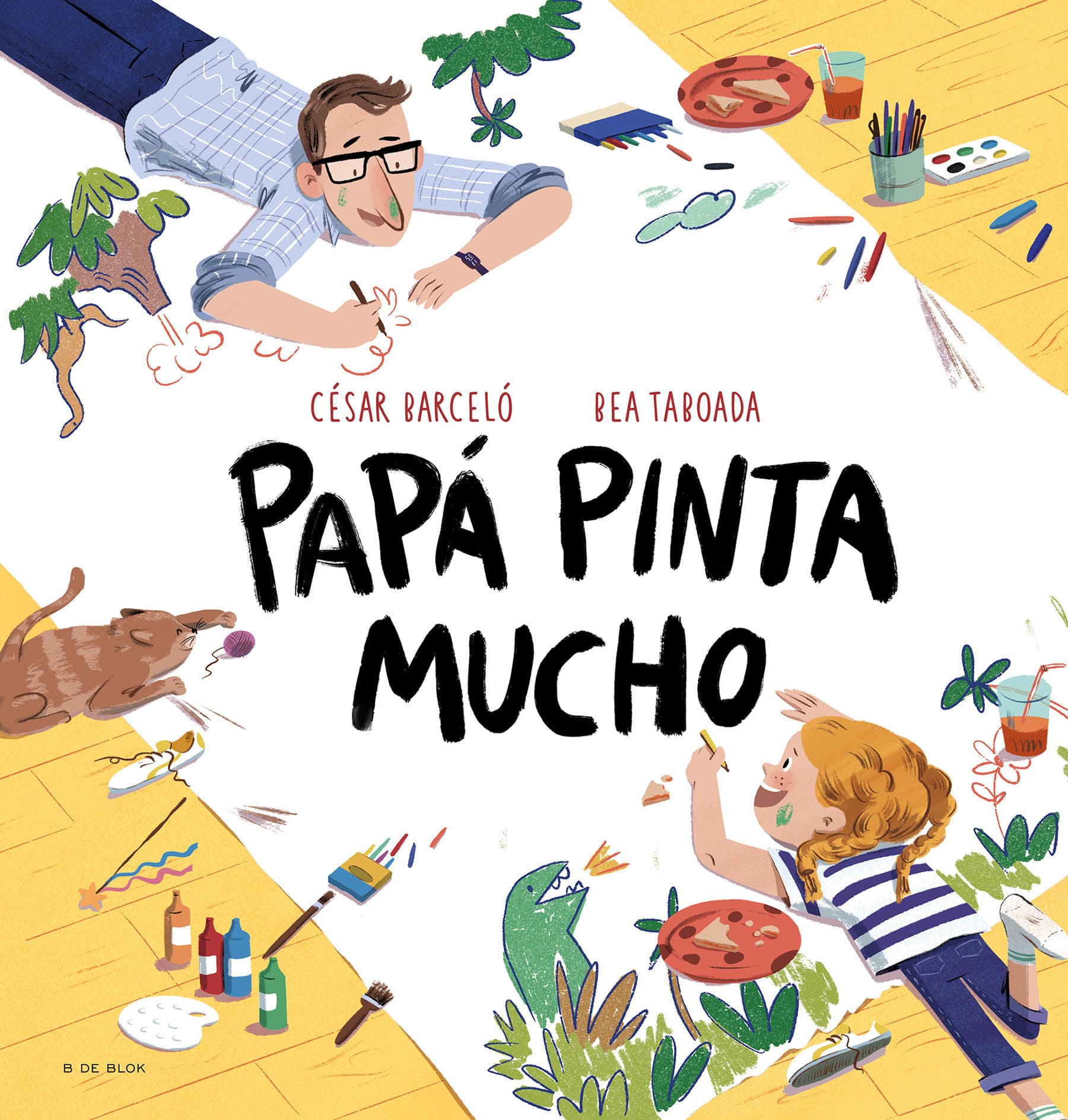 9788419048714 Papá pinta mucho / Dad Draws and Paints a Lot
