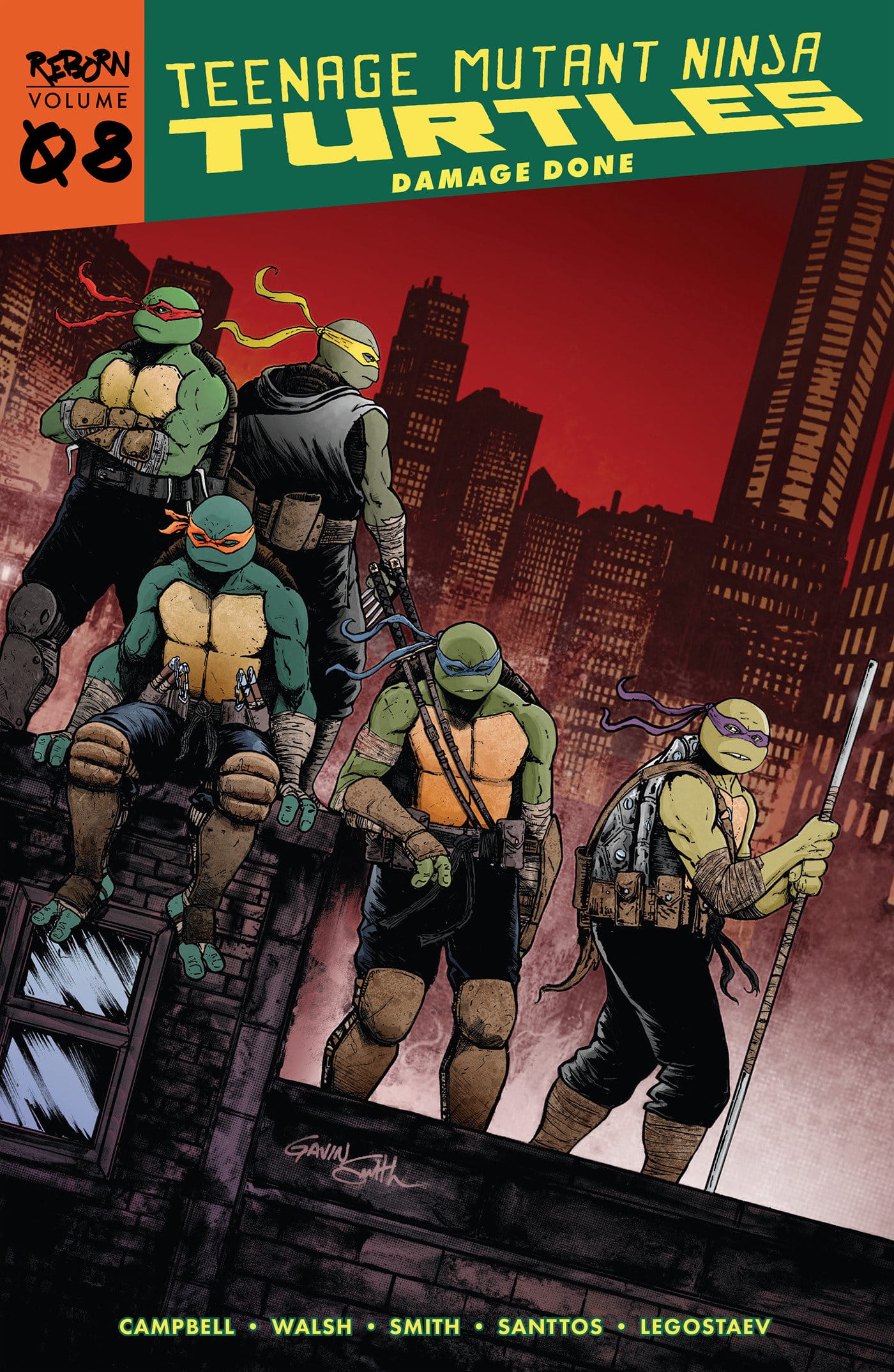9798887240787 Teenage Mutant Ninja Turtles: Reborn, Vol. 8 - Damage Done