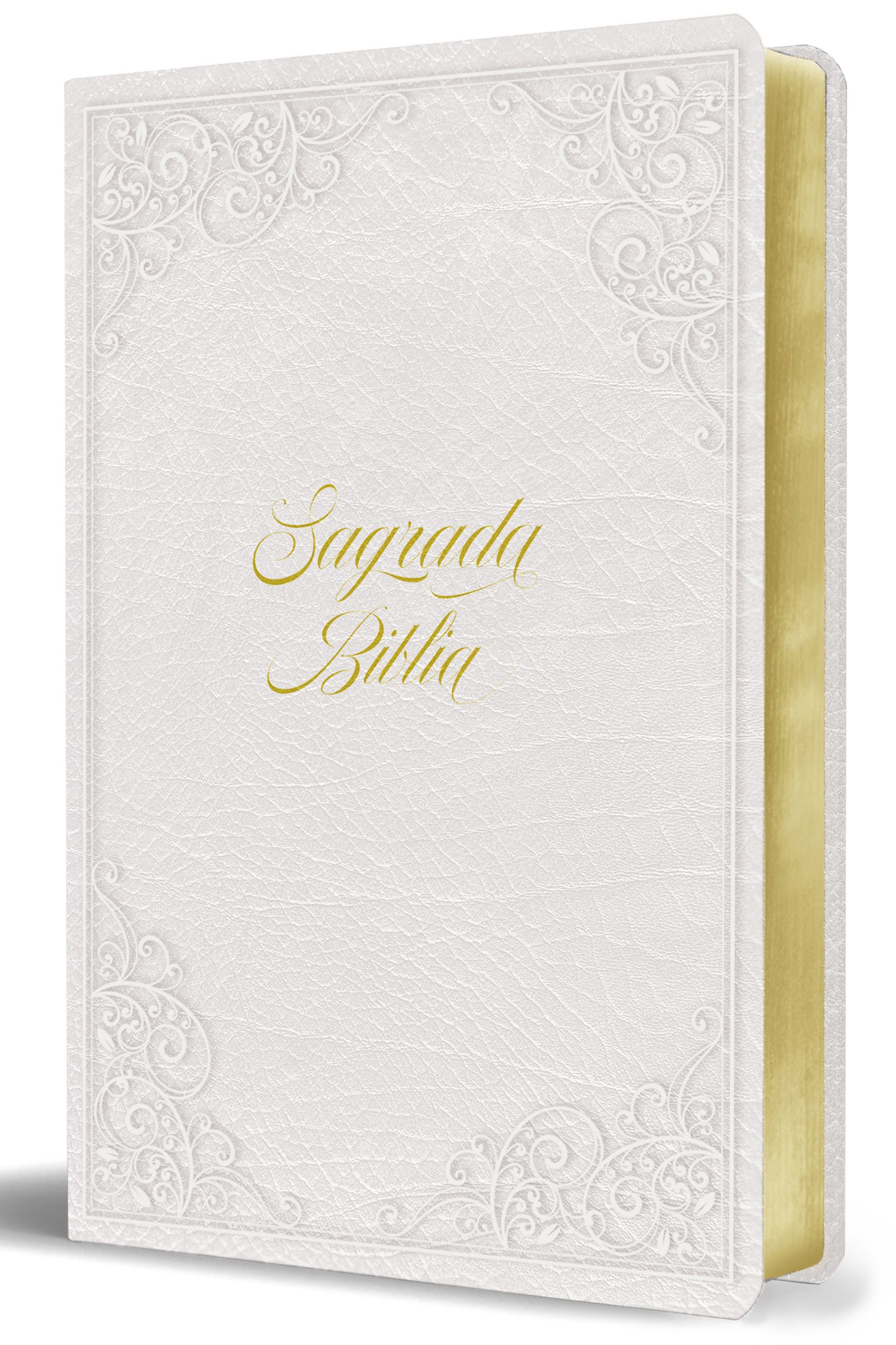 9798890980014 Biblia Católica: Letra grande. Símil piel blanca: boda, quinceañera, primera com u nión / Catholic Leathersoft White Bible: Bride, Quinceanera, First Commun