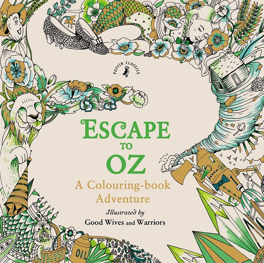 9780141375489 Escape to Oz: A Colouring Book Adventure