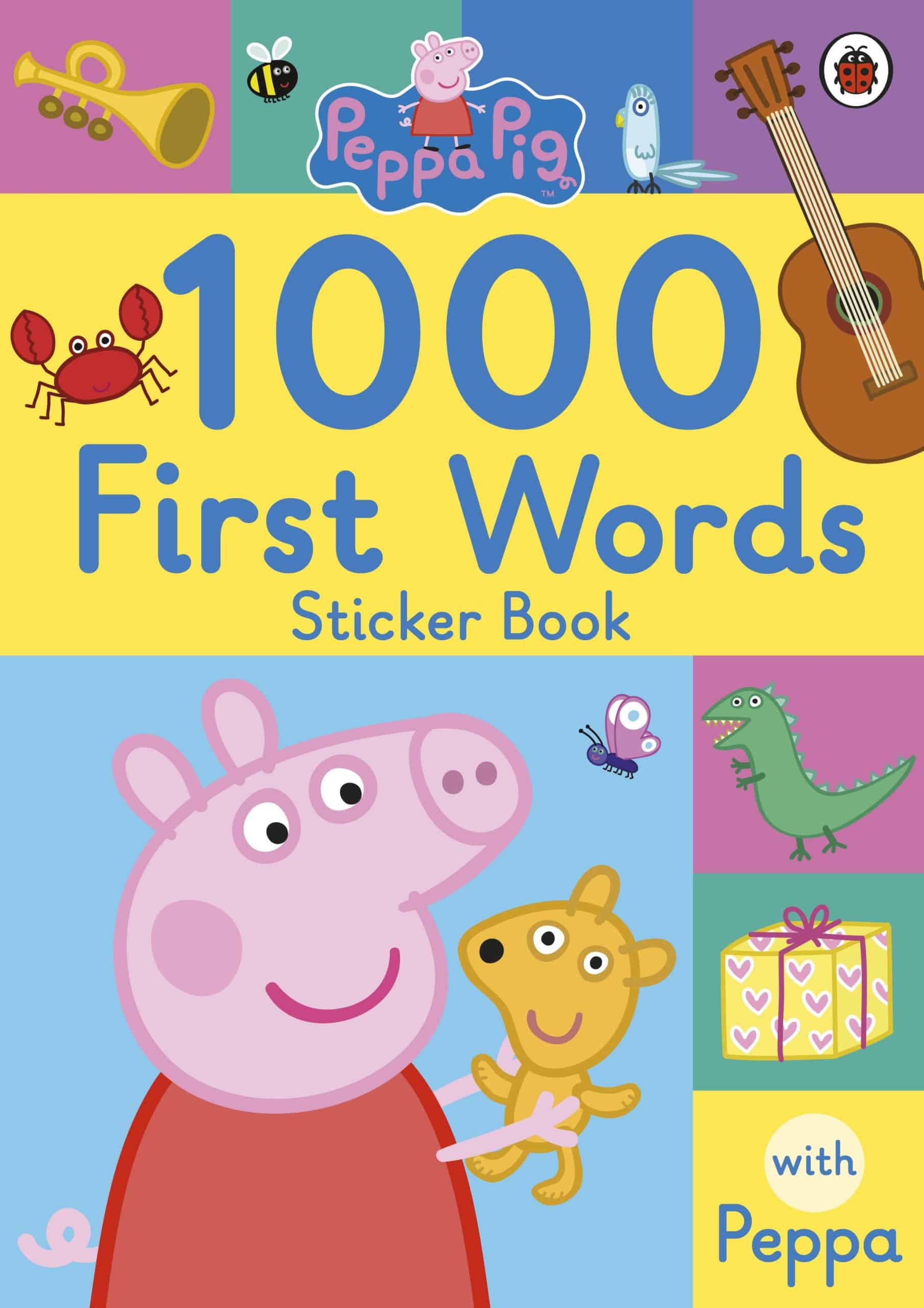 9780241294642 Peppa Pig: 1000 First Words Sticker Book