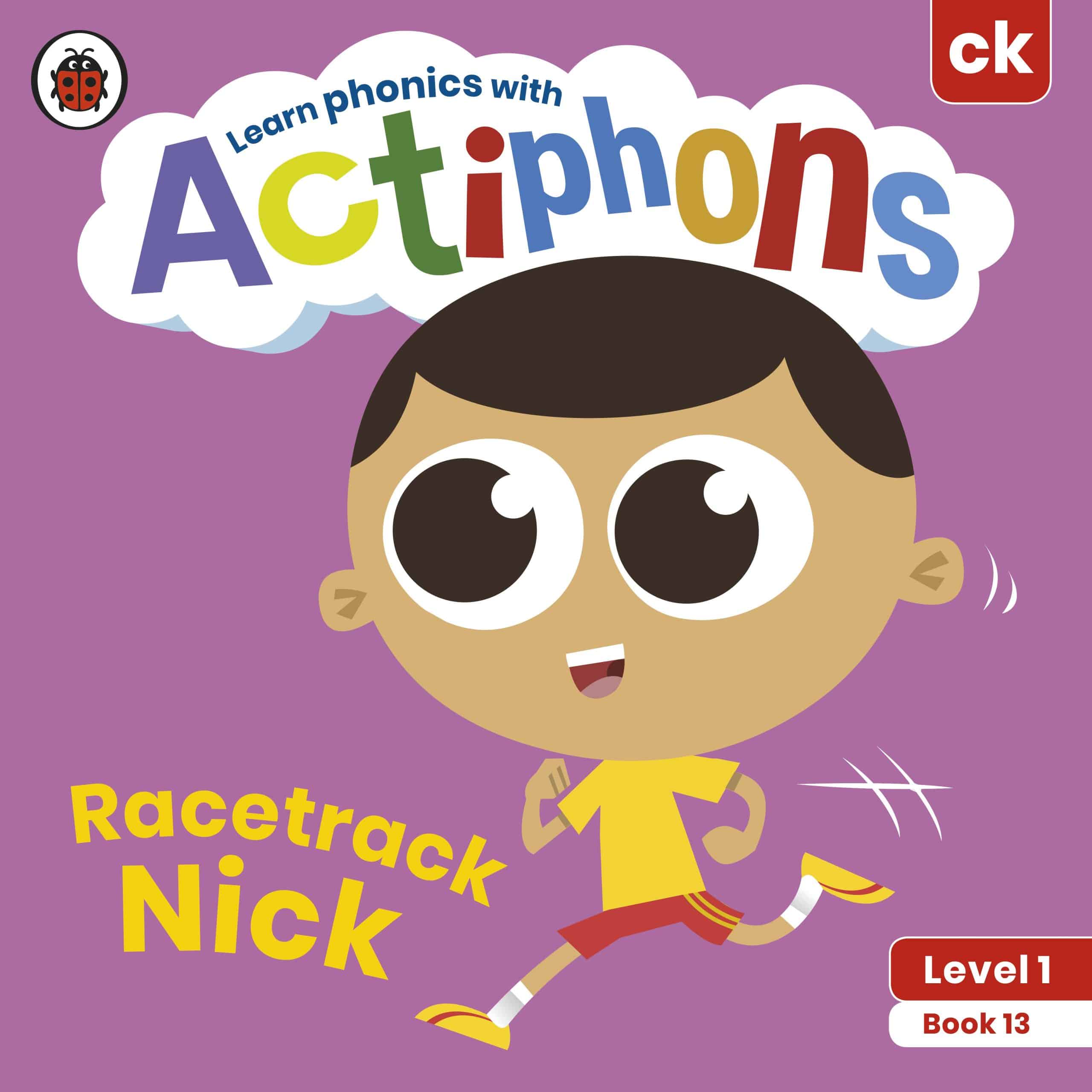 9780241390214 Actiphons Level 1 Book 13 Racetrack Nick: Learn phonics and get active with Actiphons!