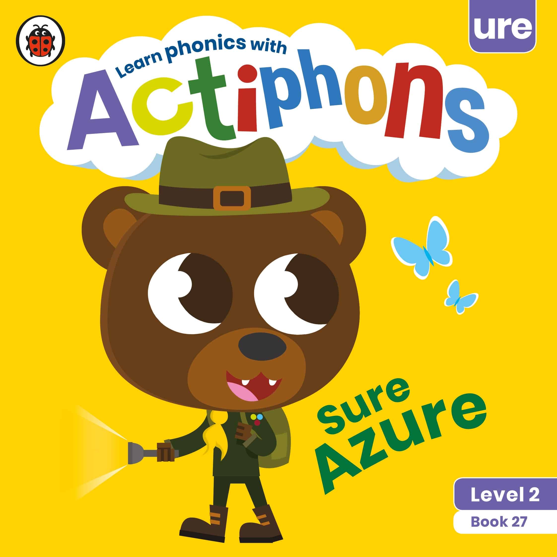 9780241390696 Actiphons Level 2 Book 27 Sure Azure: Learn phonics and get active with Actiphons!