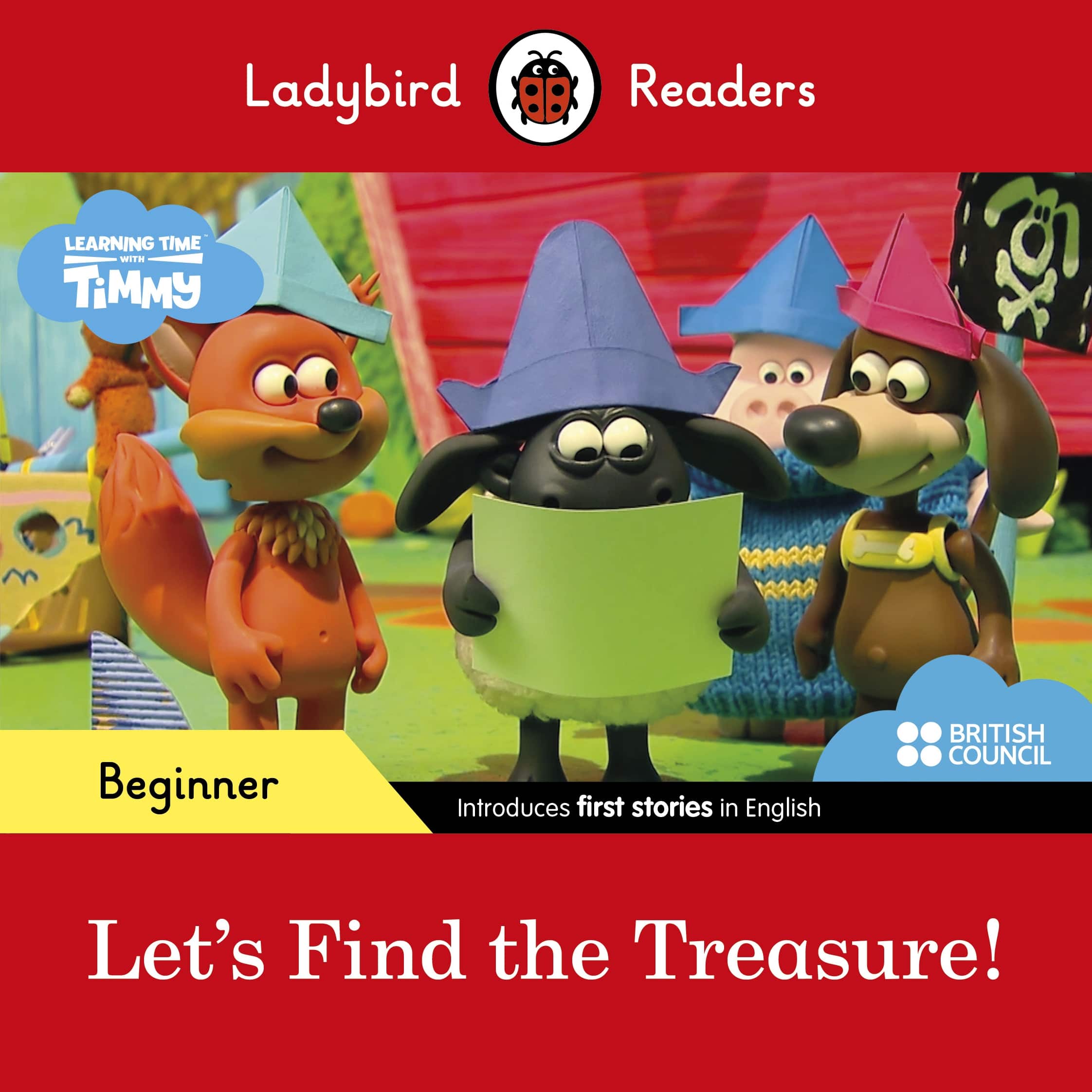 9780241440094 Ladybird Readers Beginner Level - Timmy Time - Let's Find the Treasure! (ELT Graded Reader)
