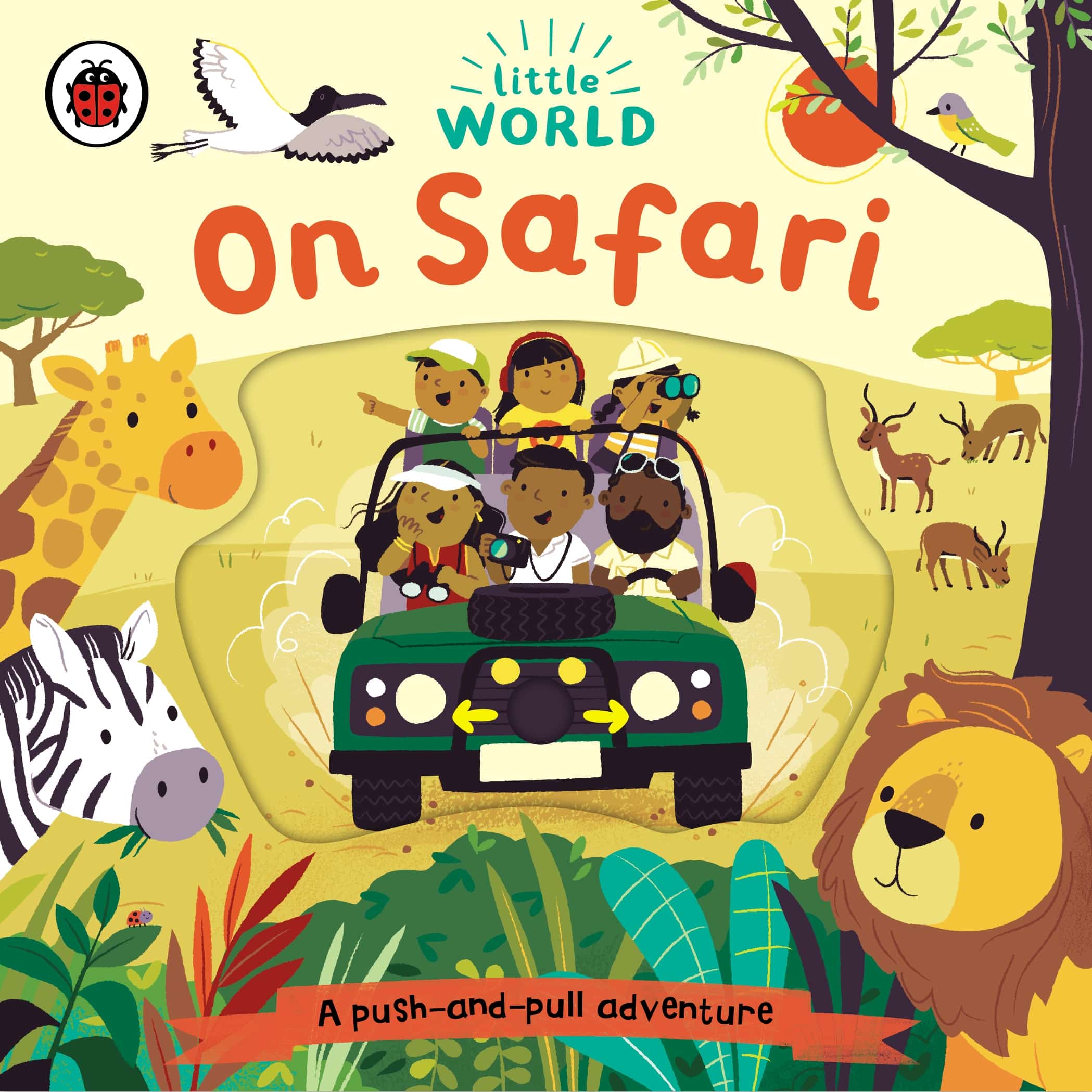 9780241446010 Little World: On Safari: A push-and-pull adventure