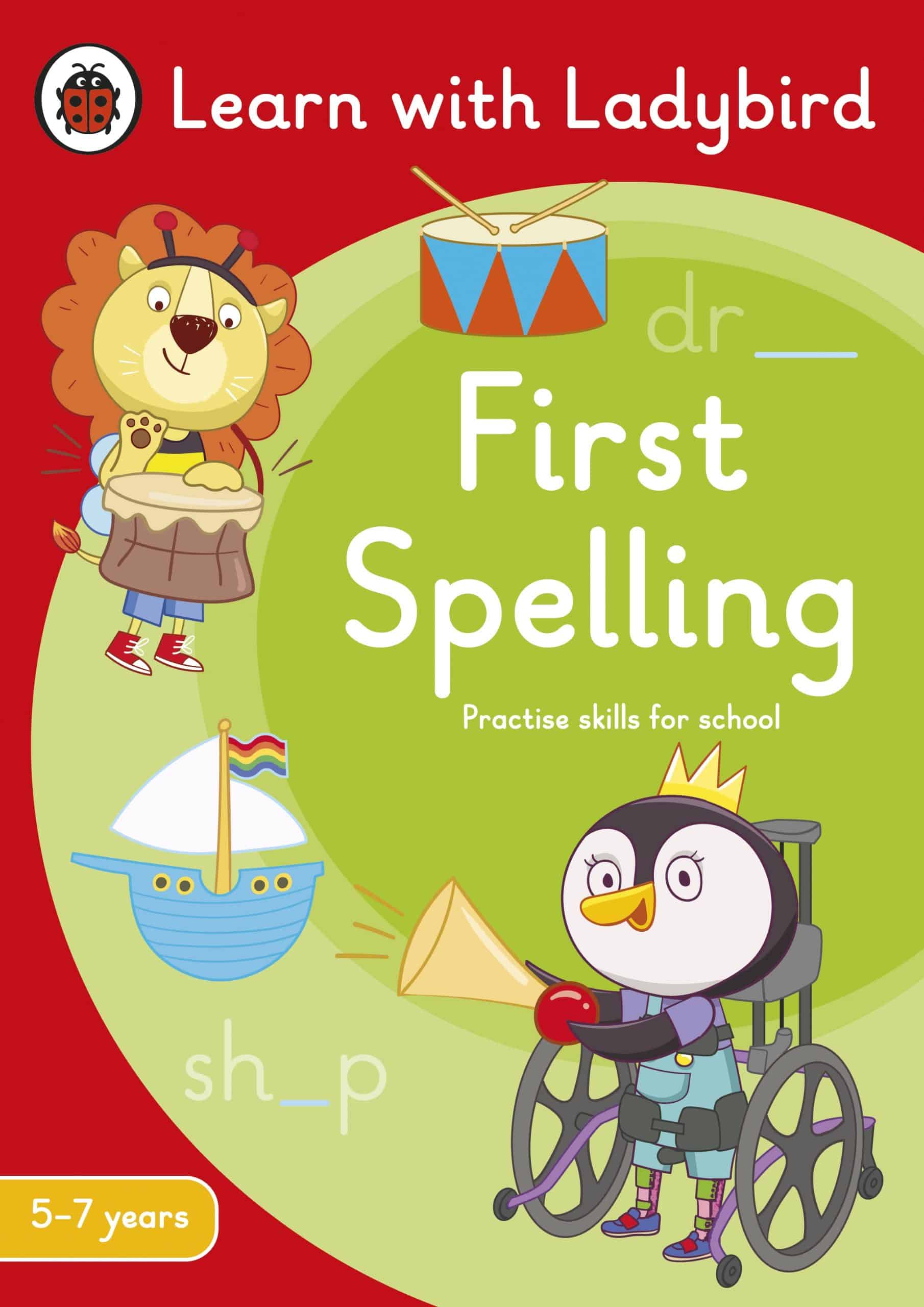 9780241515228 First Spelling: A Learn with Ladybird Activity Book 5-7 years: Ideal for home learning (KS1)
