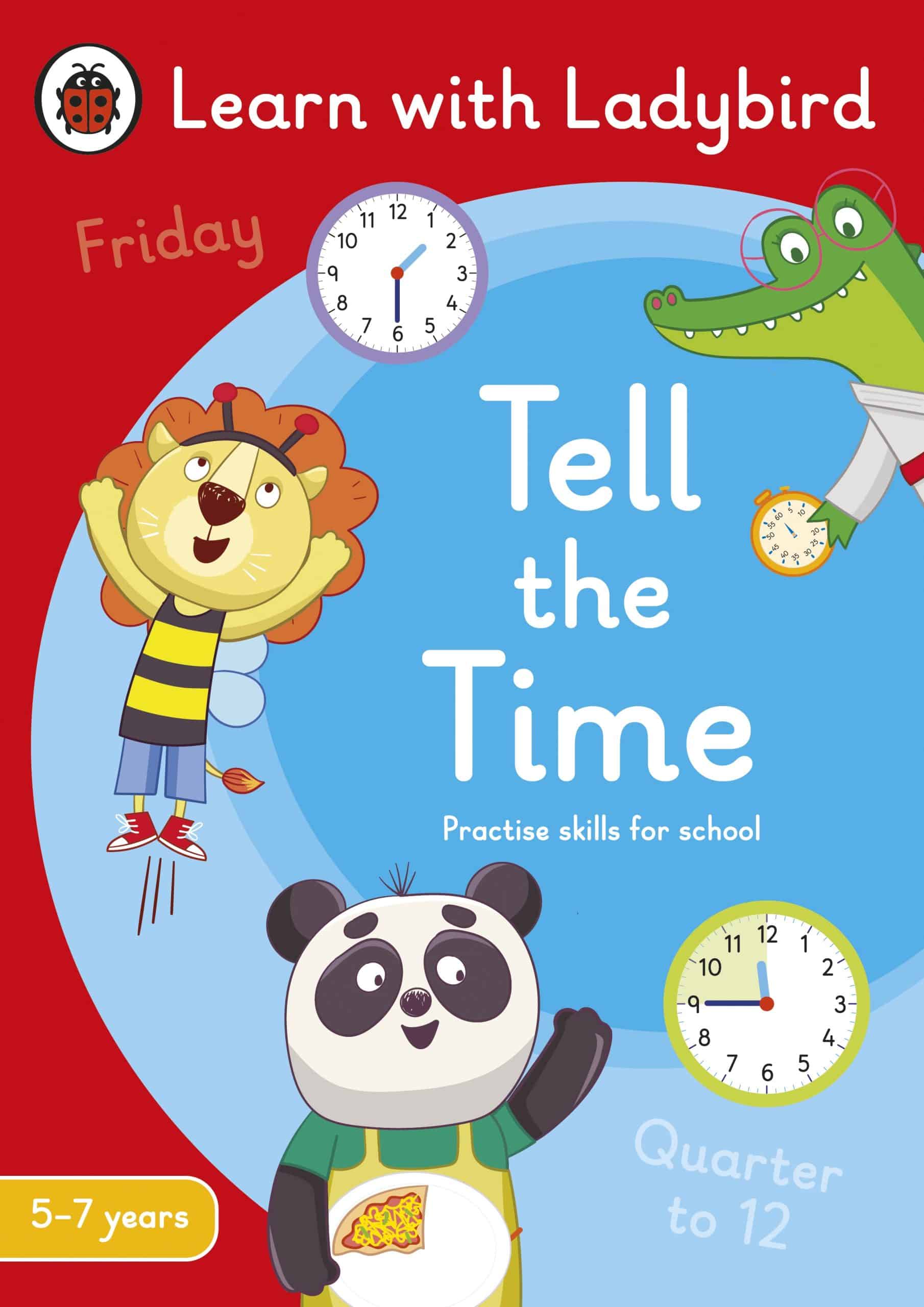 9780241515464 Tell the Time: A Learn with Ladybird Activity Book 5-7 years: Ideal for home learning (KS1)