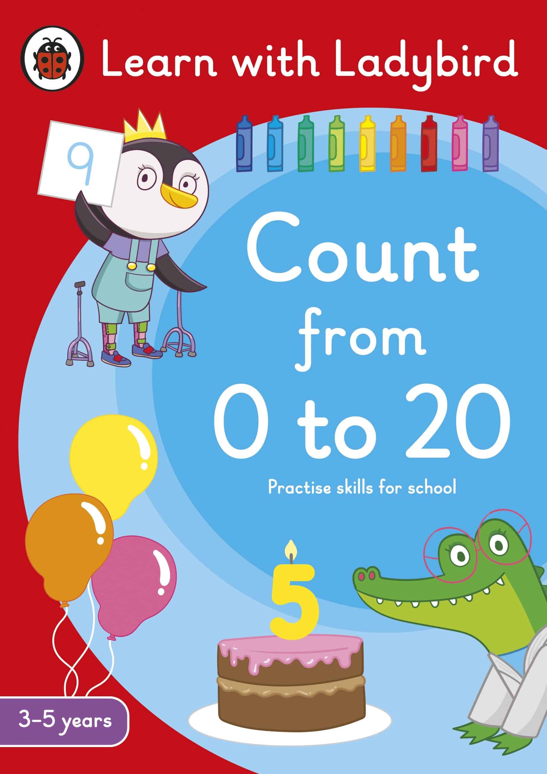 9780241515556 Count from 0 to 20: A Learn with Ladybird Activity Book 3-5 years: Ideal for home learning (EYFS)