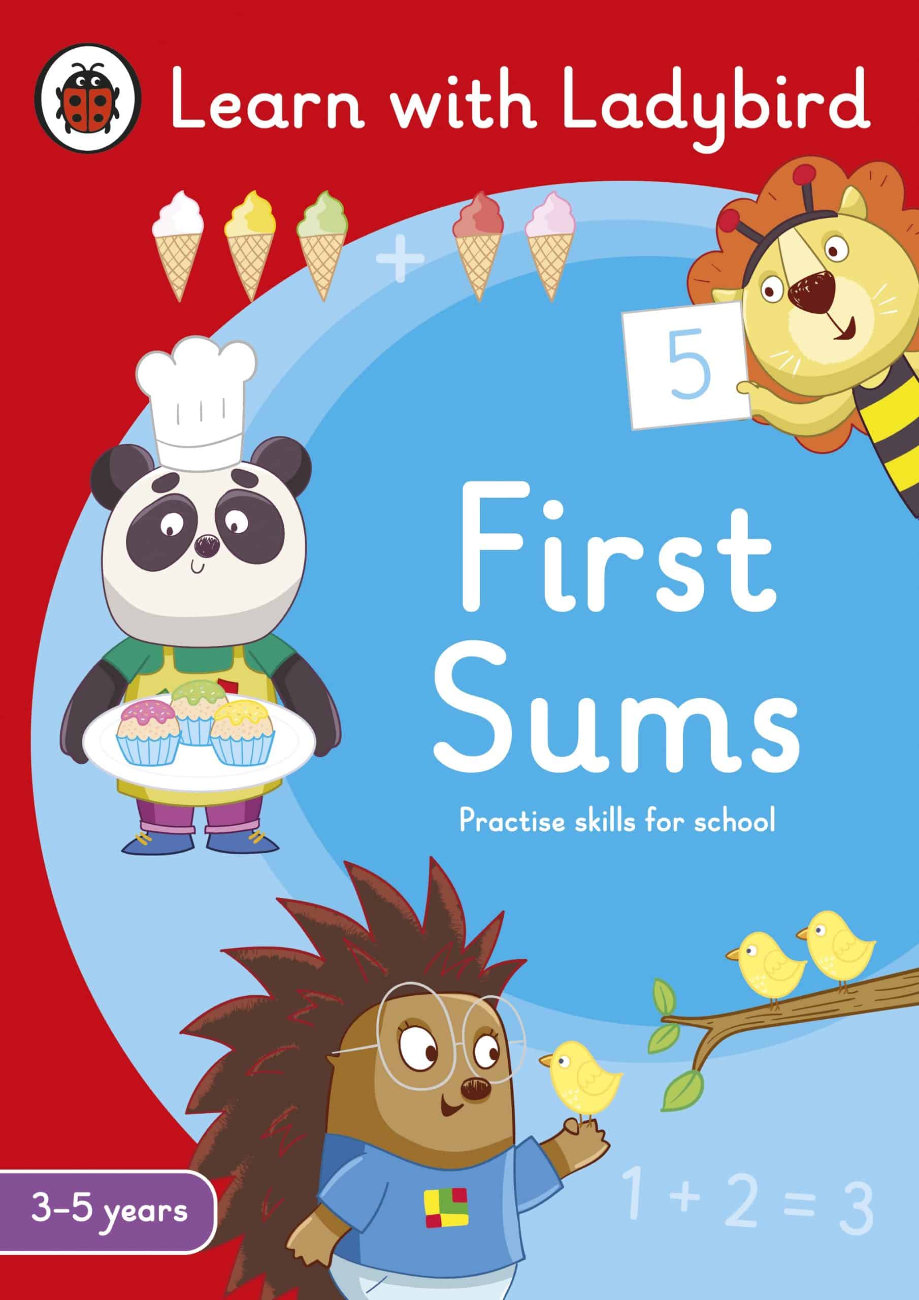 9780241515570 First Sums: A Learn with Ladybird Activity Book 3-5 years: Ideal for home learning (EYFS)