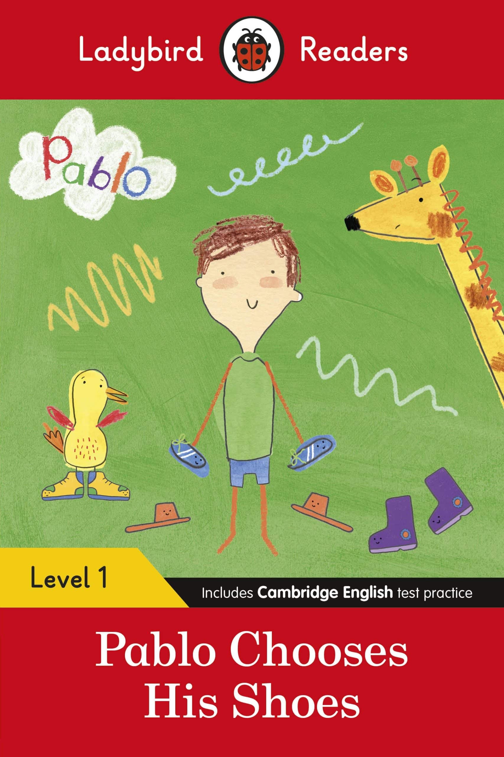 9780241533741 Ladybird Readers Level 1 - Pablo - Pablo Chooses his Shoes (ELT Graded Reader)