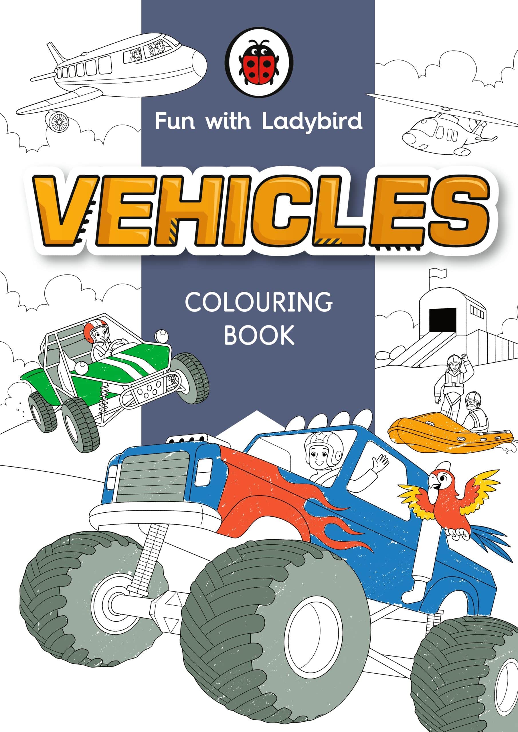 9780241535042 Fun With Ladybird: Colouring Book: Vehicles