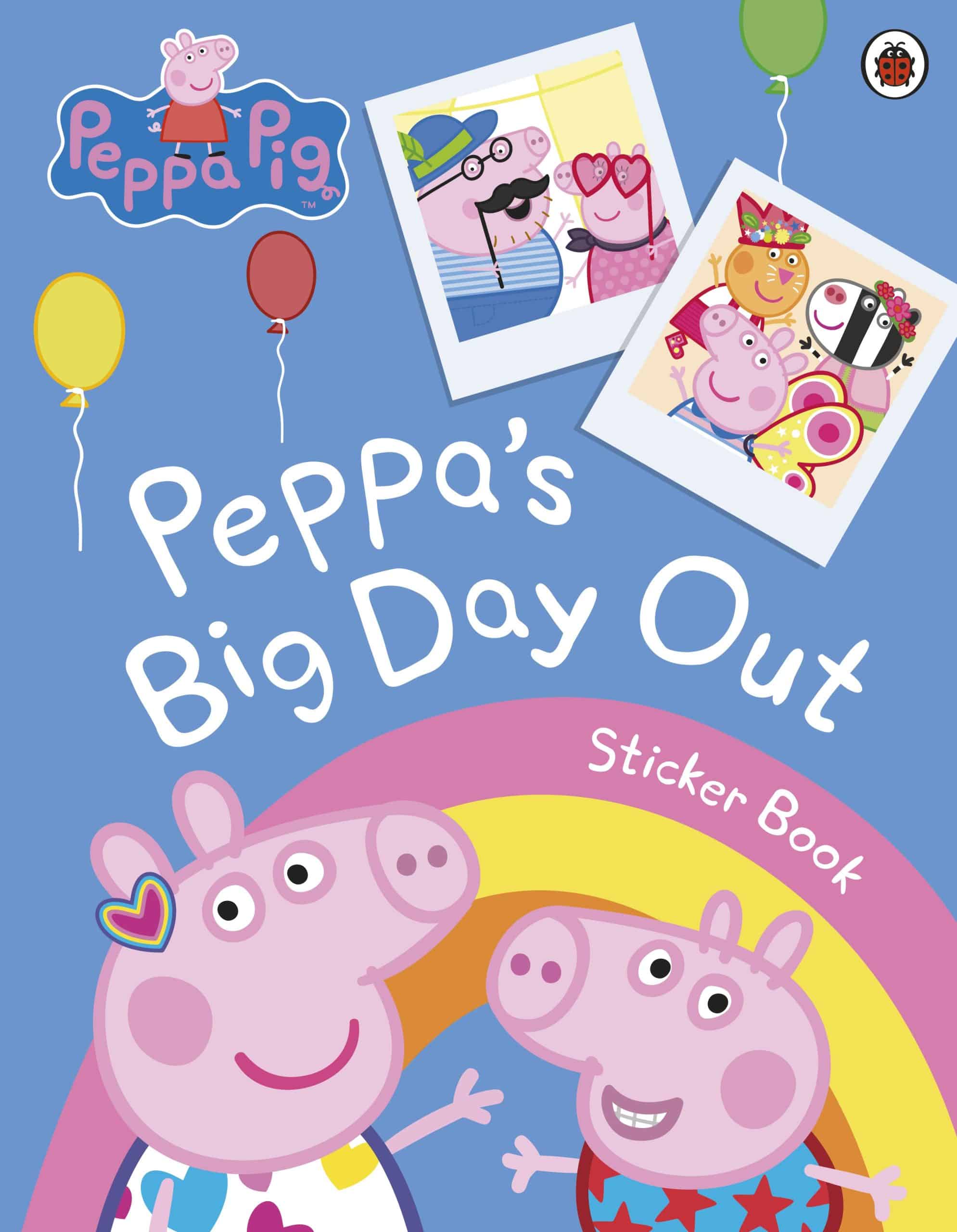 9780241543436 Peppa Pig: Peppa's Big Day Out Sticker Scenes Book