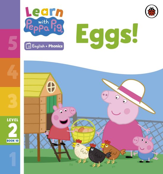 Learn with Peppa Phonics Level 2 Book 10 – Eggs! (Phonics Reader)