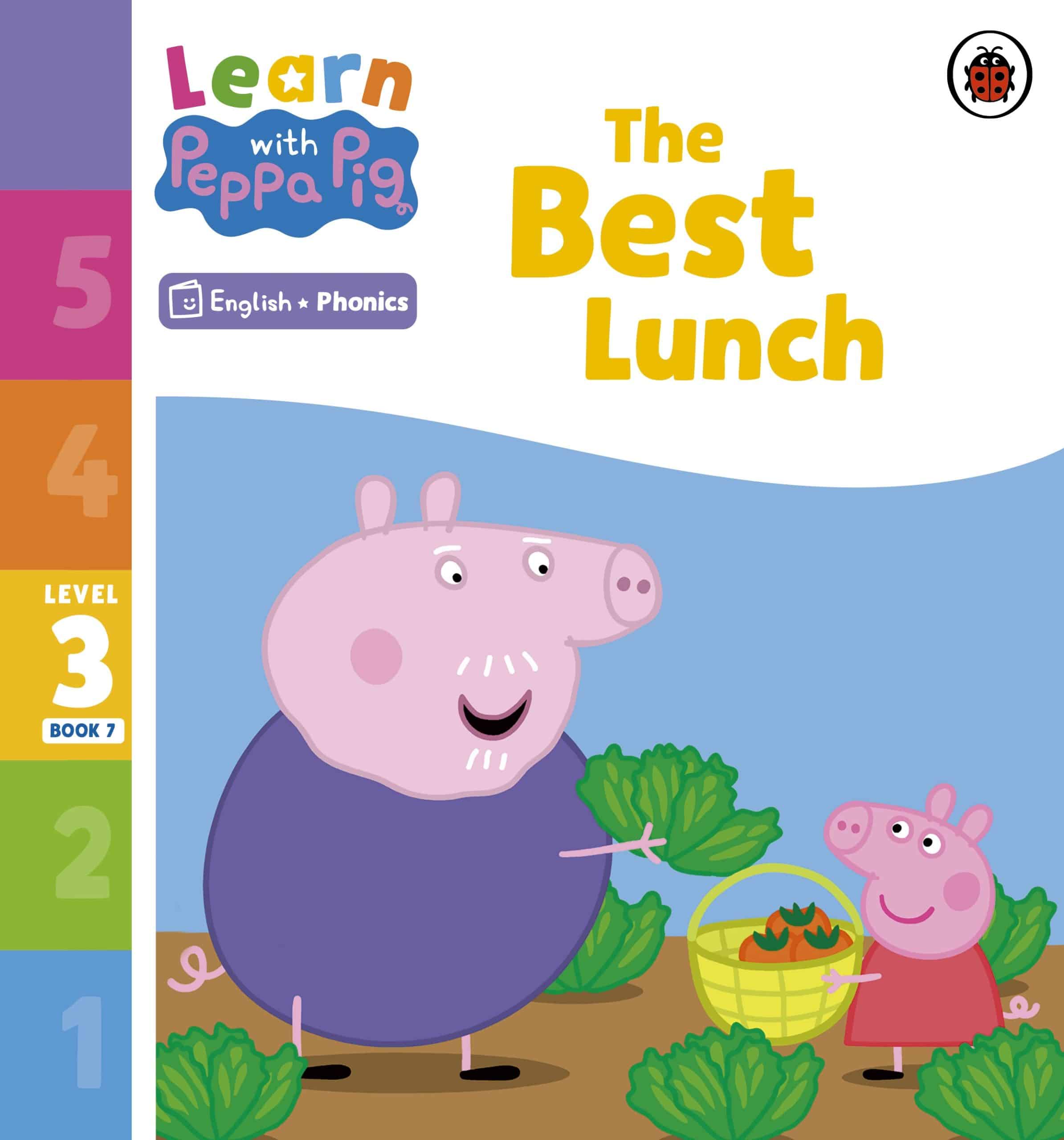 9780241576281 Learn with Peppa Phonics Level 3 Book 7 – The Best Lunch (Phonics Reader)