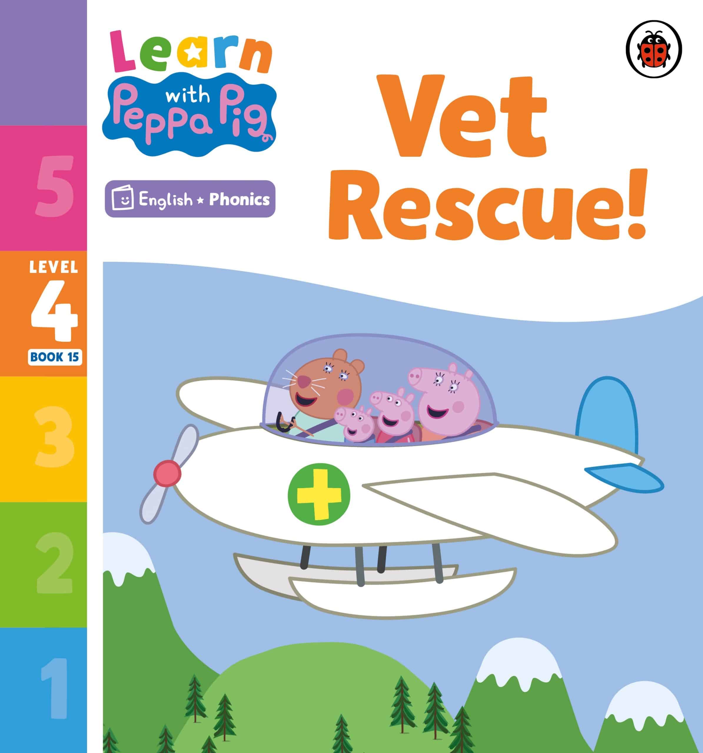 9780241576892 Learn with Peppa Phonics Level 4 Book 15 – Vet Rescue! (Phonics Reader)