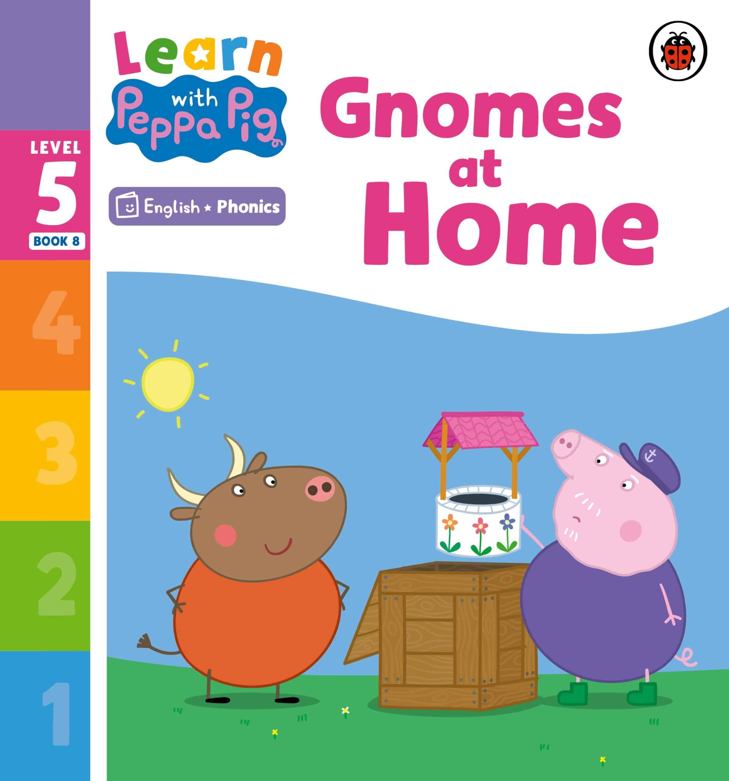 9780241577158 Learn with Peppa Phonics Level 5 Book 8 – Gnomes at Home (Phonics Reader)