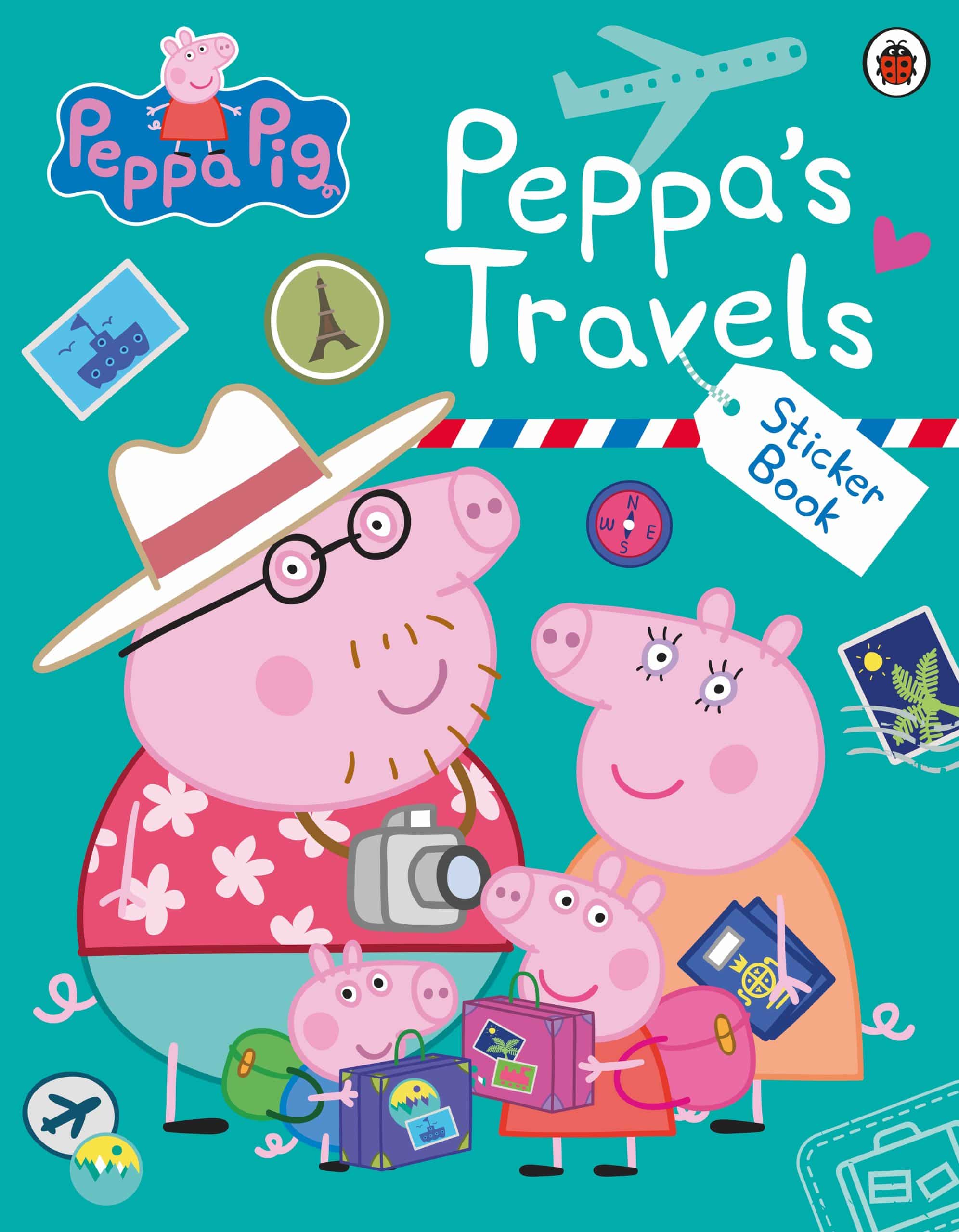 9780241606810 Peppa Pig: Peppa's Travels: Sticker Scenes Book