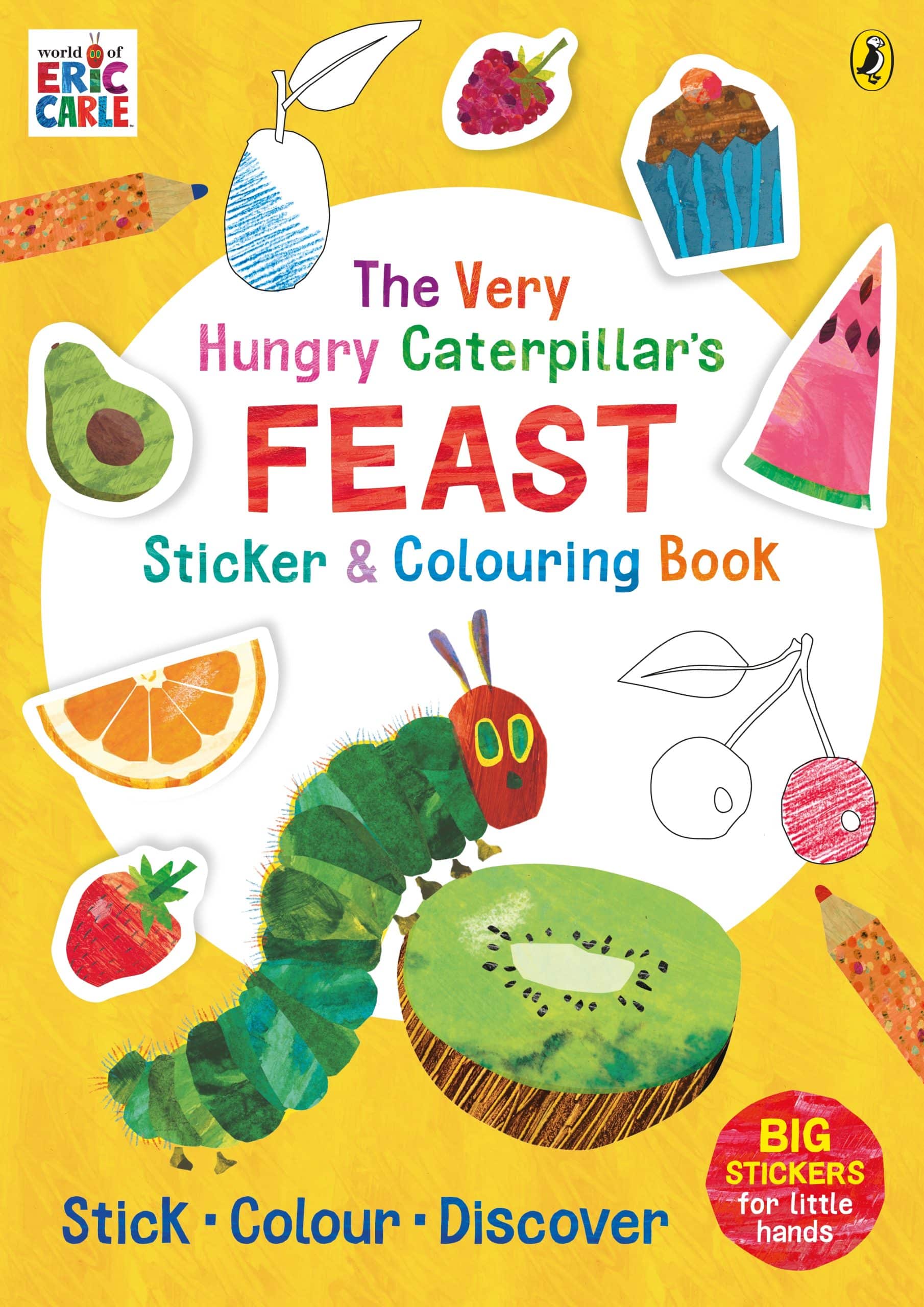 9780241642214 The Very Hungry Caterpillar’s Feast Sticker and Colouring Book