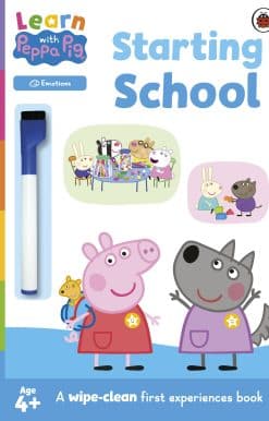Learn with Peppa: Starting School wipe-clean activity book