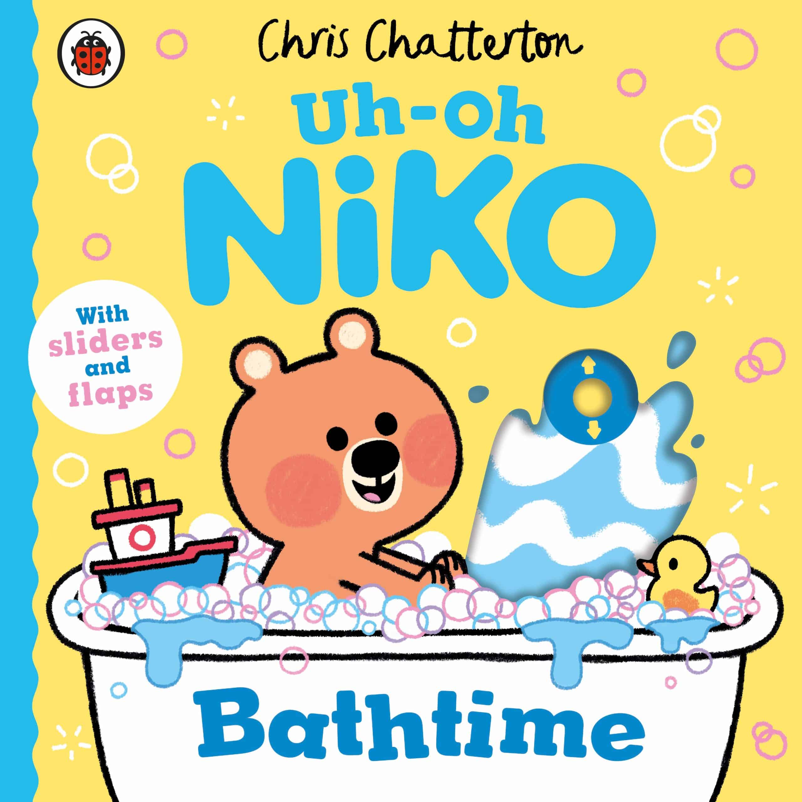 9780241661345 Uh-Oh, Niko: Bathtime: a push, pull and slide story