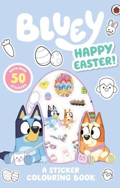 Bluey: Happy Easter!: A Sticker Colouring Book