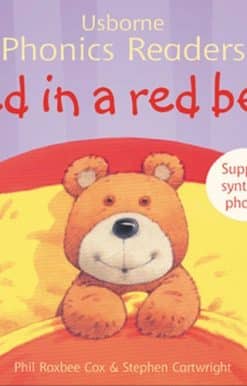 Ted in a red bed