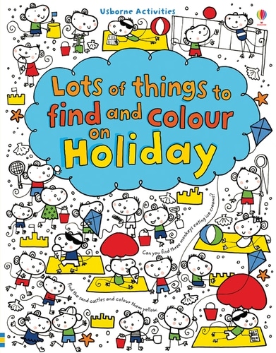 Lots of things to Find and Colour On Holiday