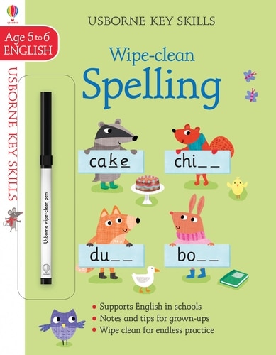 9781409564850 Wipe-clean Spelling 5-6