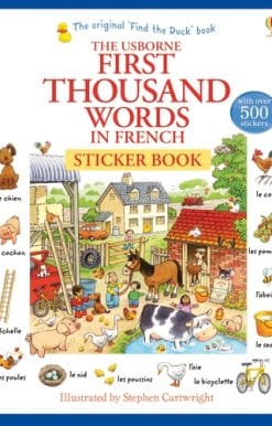 First Thousand Words in French Sticker Book