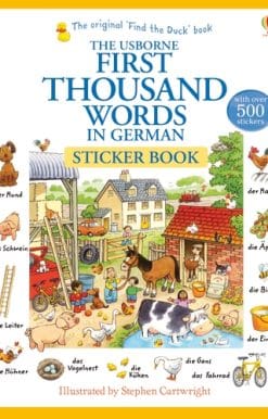First Thousand Words in German Sticker Book