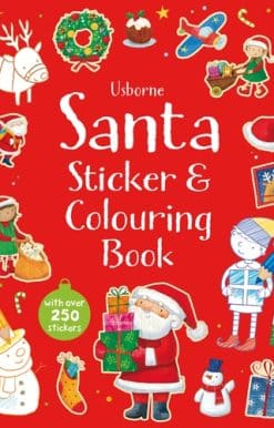 Santa Sticker and Colouring Book
