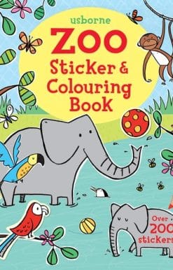 Zoo Sticker and Colouring Book