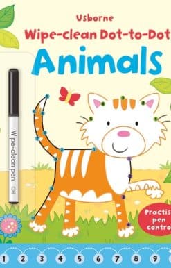 Wipe-clean Dot-to-dot Animals