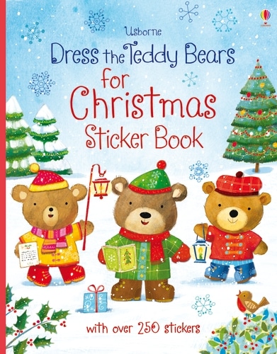 Dress the Teddy Bears for Christmas Sticker Book