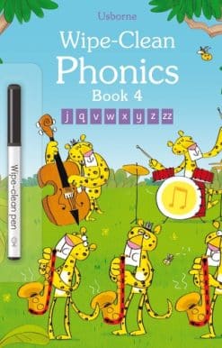 Wipe-clean Phonics book 4